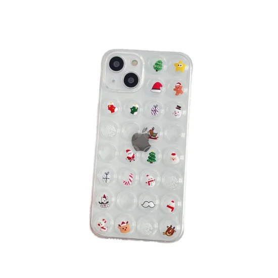 Чехол Санта-подставка для iPhone 14 Creative 12 Promax Phone Case Xr Apple 13 New Phone Case